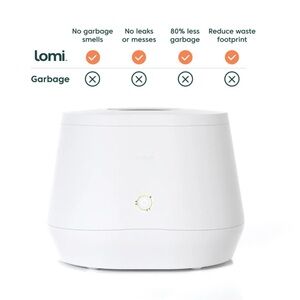 Lomi White Garbage Disposal Unit